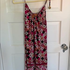 Tory Burch spaghetti strap silk dress